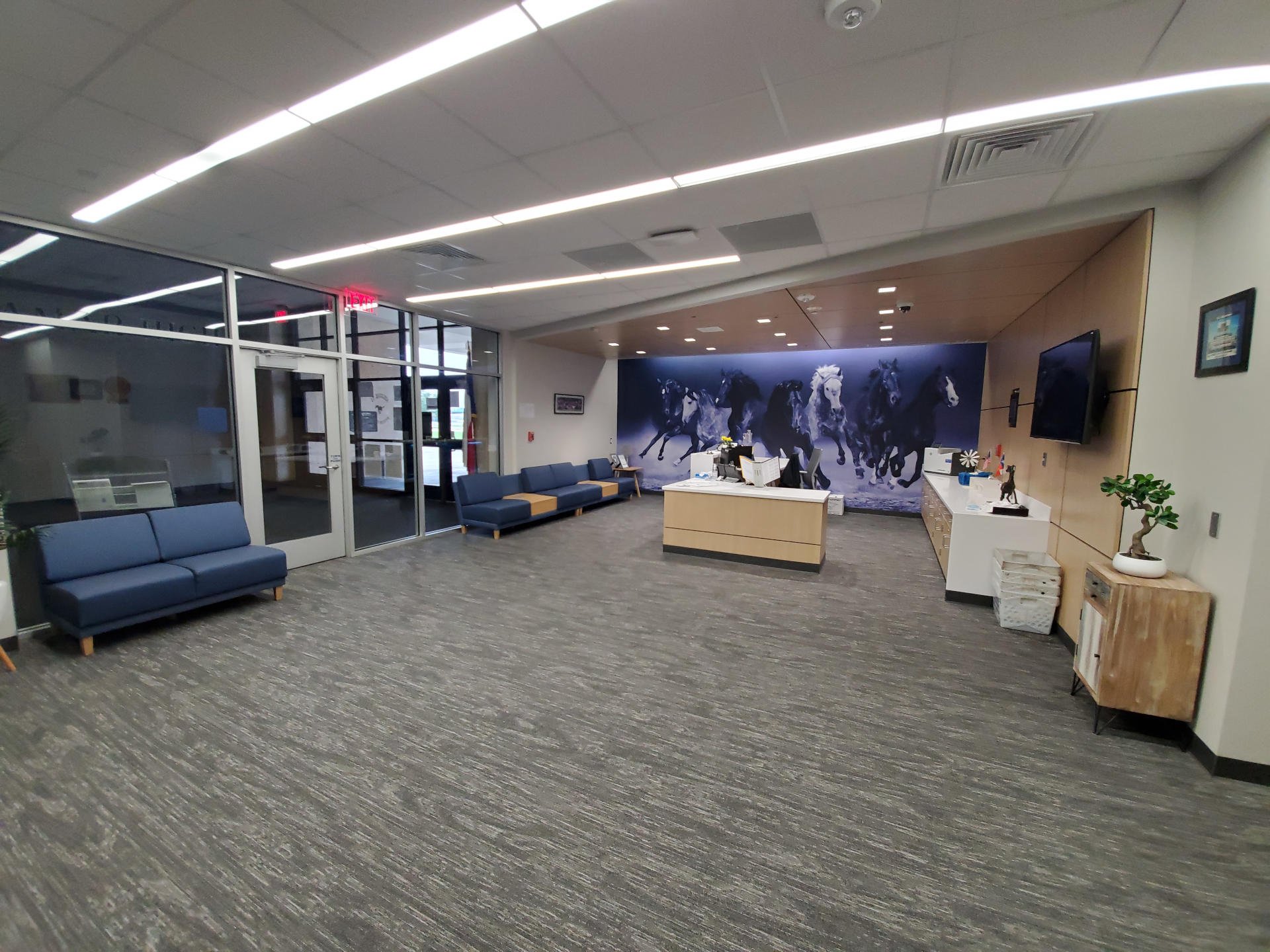 Lamar Consolidated ISD – High School & Junior High School Additions & RenovationsThe work at Lamar CISD High School included relocation and renovation of the administrative area with clinic and 13 classrooms, new LGI multipurpose space, 5 new practice room additions to the existing band hall, and band hall renovations.  A new student drop off drive was added to improve traffic flow during student drop off and pickup.  The scope of work at Lamar Junior High included a new choir/orchestra addition and renovation of existing choir offices and storage spaces.  Also included was the addition of 5 new outside air handling units that will provide fresh air into the existing junior high school building.  A new student drop off loop was added with canopy to assist in reducing traffic off Mustang Ave. during student drop off and pickup times.  The sports complex portion of this project consisted of a new 4,040 SF sub-varsity field house with synthetic turf football field, soccer field, bleachers, press box, and scoreboard.  A new 3,830 SF visitor field house was also constructed at Traylor Stadium to replace the existing which was demolished.Back to Portfolio